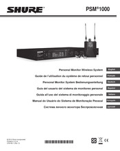 Shure PSM1000 Guide D'utilisation