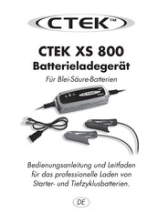 CTEK XS 800 Mode D'emploi