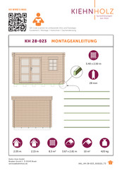 Kiehn-Holz KH 28-023 Instructions De Montage