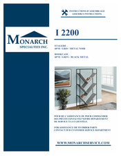 Monarch Specialties I 2200 Instructions D'assemblage