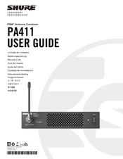 Shure PSM PA411 Guide De L'utilisateur