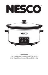 Nesco DSC-4-25 Mode D'emploi