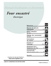 Frigidaire CFEB27S2FS Manuel D'utilisation Et D'entretien