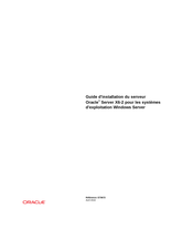Oracle E73672 Guide D'installation