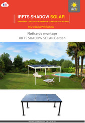 IRFTS SHADOW SOLAR Garden 2x2 Notice De Montage