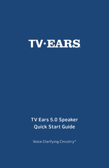 TV Ears 5.0 Speaker Guide De Démarrage Rapide