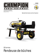 Champion Power Equipment 92206 Guide D'entretien Et D'utilisation