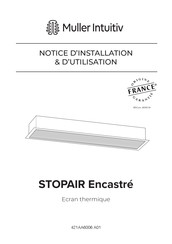 Muller Intuitiv STOPAIR Notice D'installation/D'utilisation