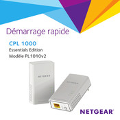 NETGEAR CPL 1000 PL1010v2 Démarrage Rapide