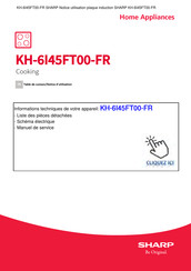 Sharp Home Appliances KH-6I45FT00-FR Notice D'utilisation