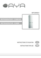 AYA AFC295A+ Instructions D'utilisation