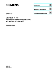 Siemens SIMATIC AFD4 Information Produit