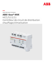 ABB i-bus KNX HCC/S 2.2.2.1 Caractéristiques Techniques