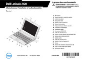 Dell Latitude 2120 Directives D'installation Et De Fonctionnement