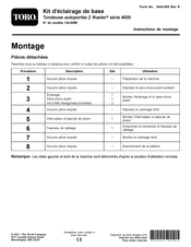 Toro 144-0389 Instructions De Montage