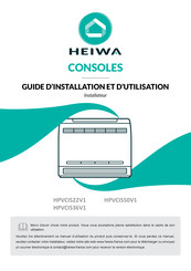 HEIWA HPVCIS22V1 Guide D'installation Et D'utilisation