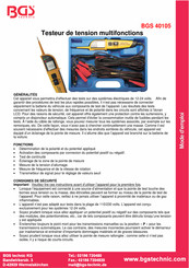 BGS technic BGS 40105 Mode D'emploi