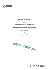 Pulsar GREEN POWER plus HPSBOC 5524C Mode D'emploi