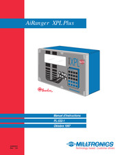 Milltronics AiRanger XPL Plus PL-532-1 Manuel D'instructions