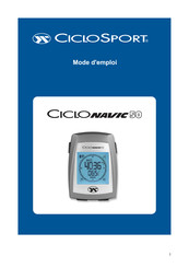 CICLOSPORT CicloNAVIC 50 Mode D'emploi