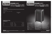 Fellowes POWERSHRED 425Ci Mode D'emploi