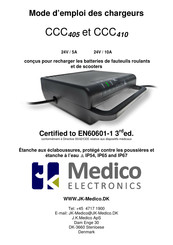 Medico ELECTRONICS CCC405 Mode D'emploi