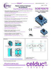 Celduc okpac SOB765670 Guide Rapide