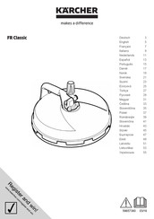 Kärcher FR Classic Mode D'emploi
