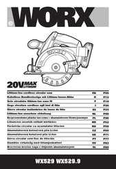 Worx WX529 Mode D'emploi