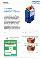 Sbc PCD3.W380 Fiche Technique