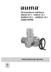 AUMA NORM SARExC 07.1 Instructions De Service