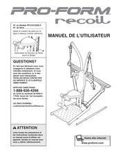 Pro-Form recoil Manuel De L'utilisateur