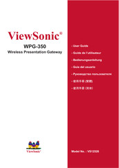 ViewSonic WPG-350 Guide De L'utilisateur