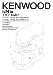 Kenwood kMix KMX50 Serie Instructions