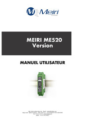 MEIRI ME520 Manuel Utilisateur