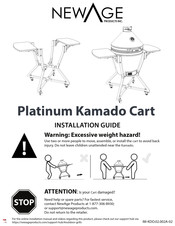 NewAge Products Platinum Kamado Cart Guide D'installation