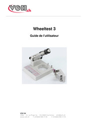 VOH CH Wheeltest 3 Guide De L'utilisateur