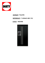 Falcon F SXS663 GB/C-EU Guide De L'utilisateur