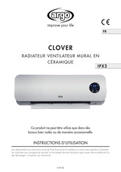 Argo CLOVER Instructions D'utilisation