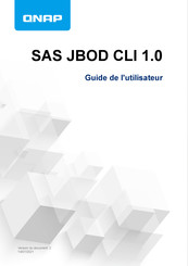 QNAP SAS JBOD CLI 1.0 Guide De L'utilisateur