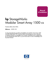 HP StorageWorks Modular Smart Array 1500 cs Mode D'emploi
