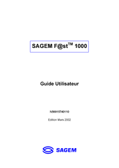 Sagem Fast 1000 Guide Utilisateur