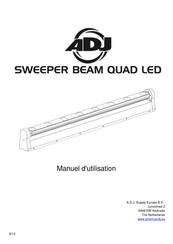 ADJ SWEEPER BEAM QUAD LED Manuel D'utilisation