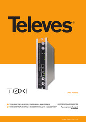 Televes 563852 Guide D'installation Rapide