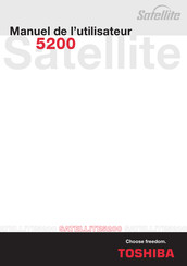 Toshiba Satellite 5200 Serie Manuel De L'utilisateur