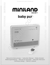 miniland baby baby pur Mode D'emploi