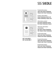 SSS Siedle Kit Smart Gateway Classic Information Produit