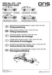 Oris 027-228 Instructions De Montage