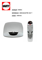 Nokia MEDIAMASTER 260 T Mode D'emploi