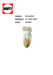 Panasonic ES-WD54-N503 Mode D'emploi